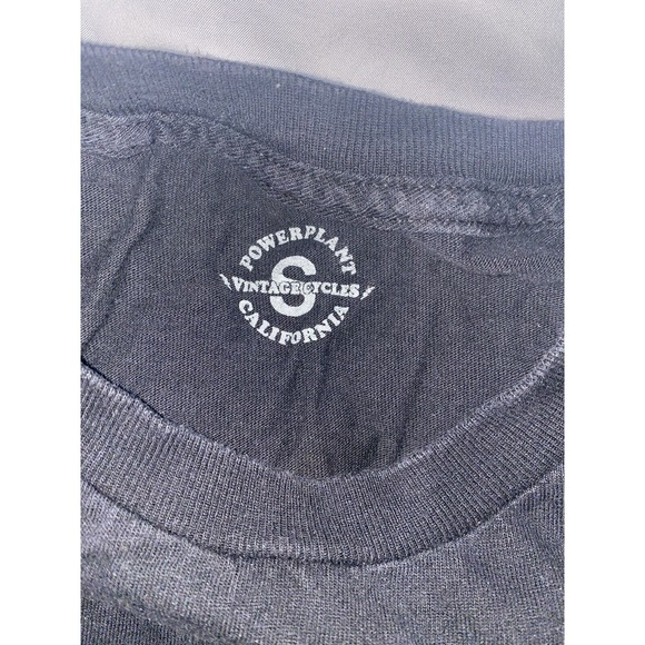 Vintage cycles Power plant California Pocket Graphic Print‎ T-shirt Size Small - Picture 4 of 7